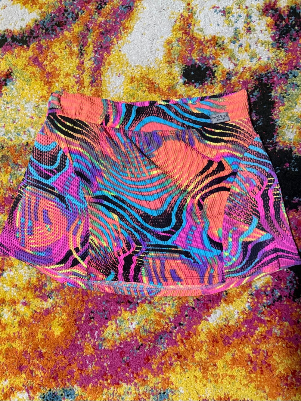 BemMequer 🇧🇷 Multicolor rare fitness skort